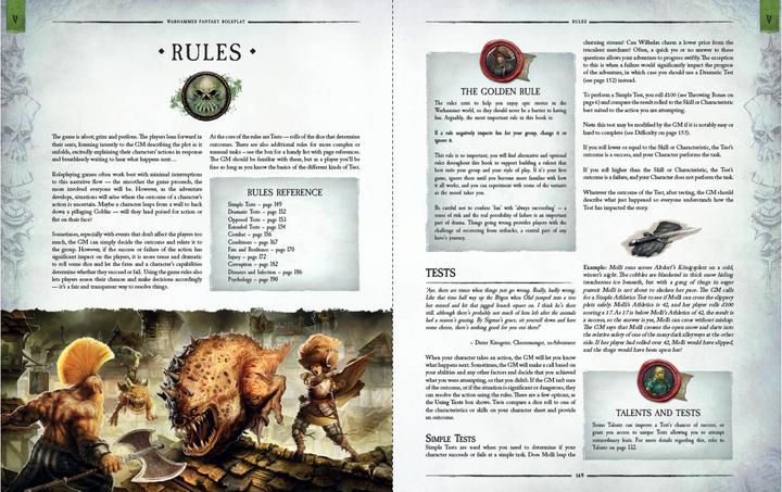 Produktbild Warhammer Fantasy Cubicle 7 Roleplay Rulebook Brettspiel Rollenspiele (Englisch)
