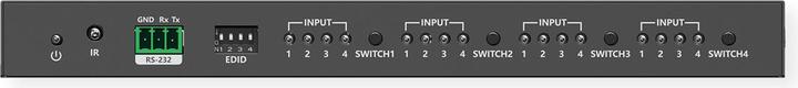 Actual product image Value HDMI 4x4 matrix switch, 4K60Hz