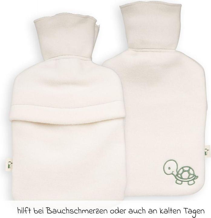 Produktbild Grünspecht Kinder-Wärmflaschen Wärmflasche aus Naturkautschuk mit Bezug aus (0.60 l)