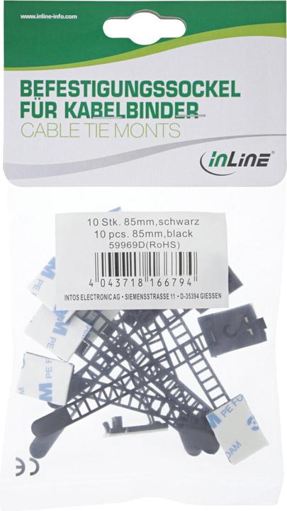 Produktbild InLine Kabelbinder Bündelklemme (Befestigungsschlaufen, 94 mm, 10 Stk.)