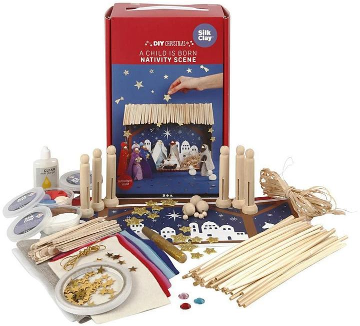 Actual product image Creativ Company Christmas crib craft set