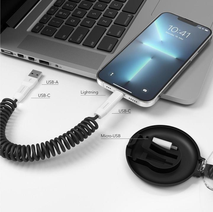 Image du produit Vonmählen All-in-One Charging Cable Allroundo C (0.75 m, USB 2.0, 12 W)