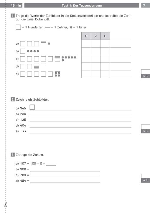 Produktbild Die Mathe-Helden: Mathe-Tests 3. Klasse (Deutsch, Heuchert, Detlev, 2020)