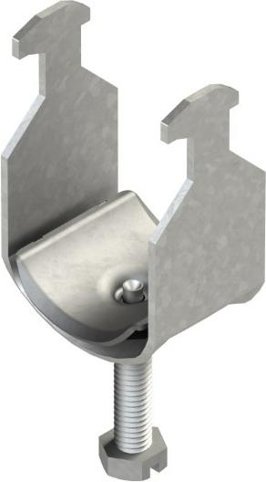 Image du produit Niedax NIE BA 26 AL Collier de serrage pour pied de marteau, pour 1 câble D 22-26 mm Aluminium