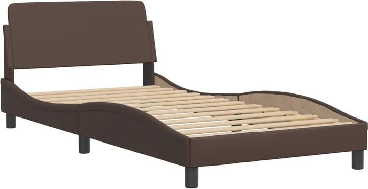 Produktbild VidaXL Bett mit Matratze 120 x 200 cm Kunstleder (120 x 200 cm)