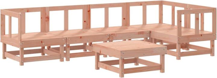 Image du produit VidaXL 6-tlg. Garten-Lounge-Set Grau Massivholz Kiefer,Farbe