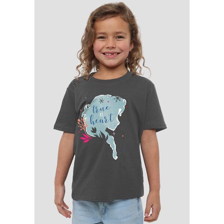 Immagine prodotto Disney Frozen True At Heart Maglietta Elsa Profilo Bambini (128)