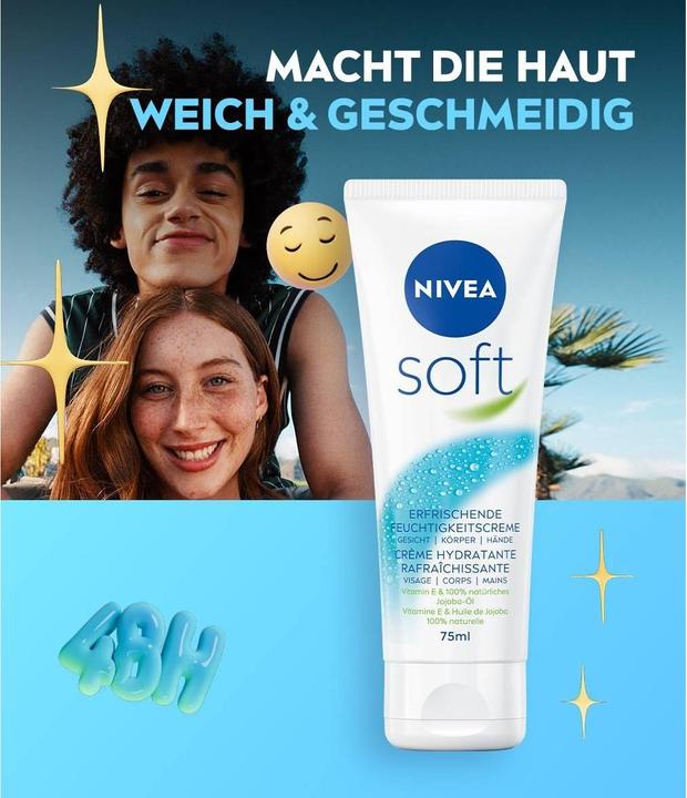 Actual product image NIVEA Soft Tube (Body cream, 75 ml)