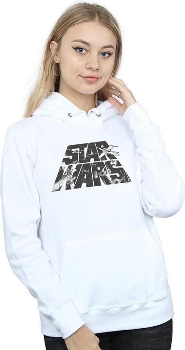 Produktbild Star Wars Logo Space Sketch Kapuzenpullover (S)