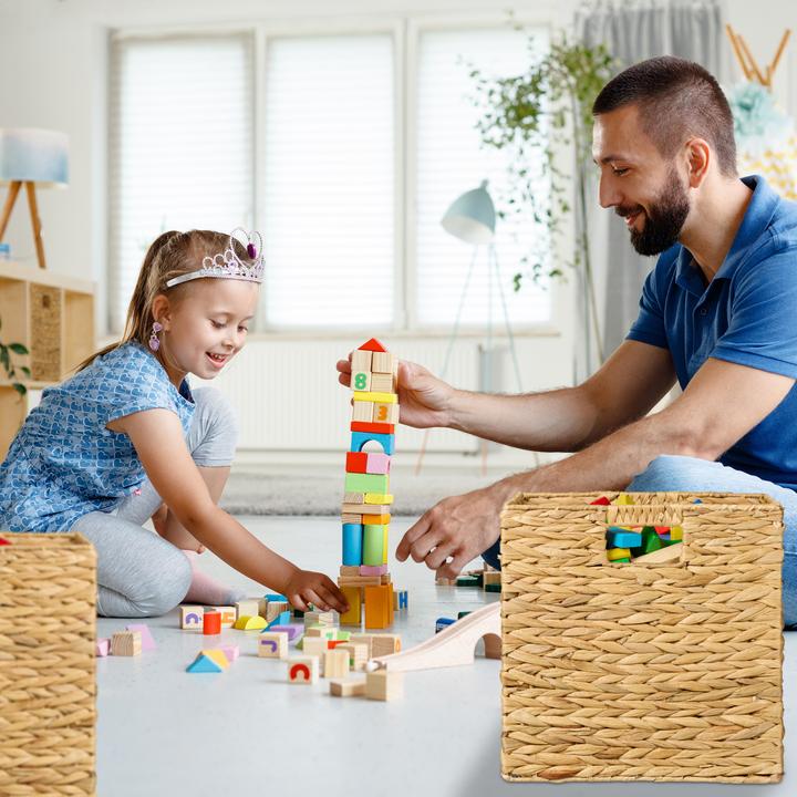 Actual product image Relaxdays Storage basket set (1 x, 30 x 30 x 30 cm)