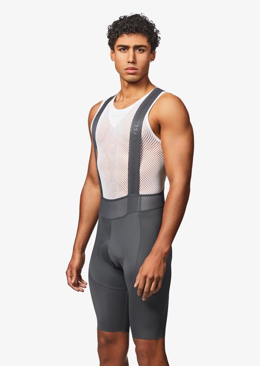 Actual product image Van rysel Rennrad Radhose mit Trägern Sommer kurz Herren RCR 4 grau (M)