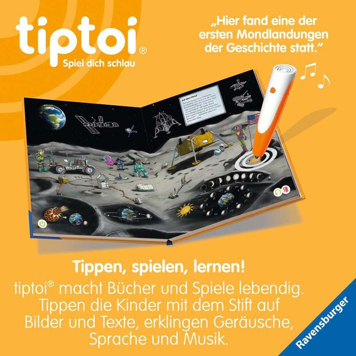 Produktbild tiptoi Der Weltraum: Raumfahrt, Sterne und Planeten (Deutsch, Michael Büker, Marco Armbruster, 2023)