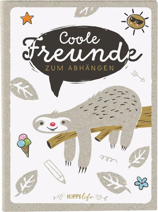 Goldbuch Friends book Happylife Sloth (A5, Lined, Hardcover)