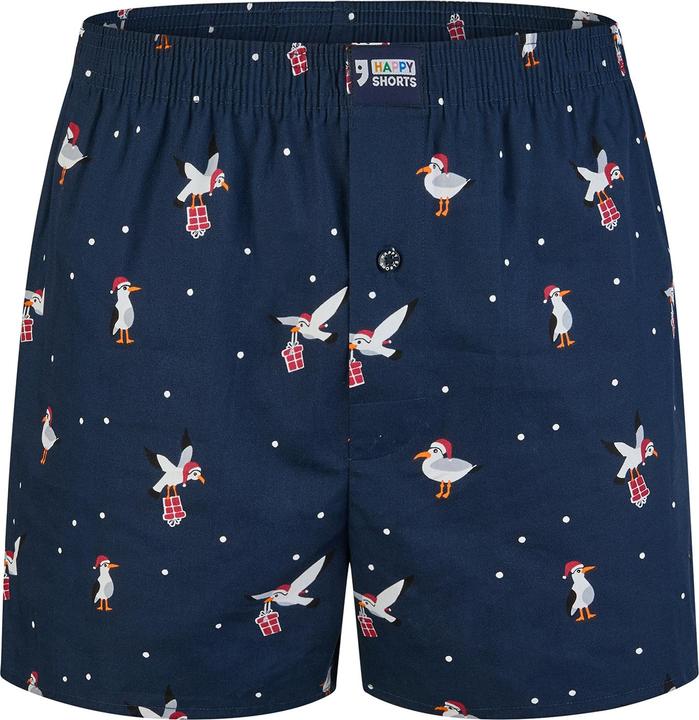 Immagine prodotto Happy shorts Boxer X-mas Shorts, Regalo, Natale, Motivo (L, Confezione da 2)