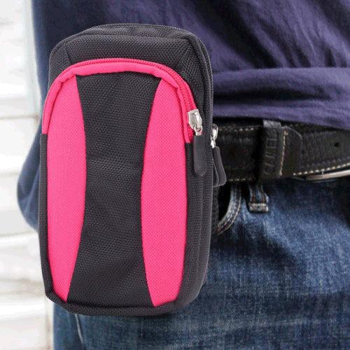 Image du produit Hermex Sacoche ceinture de voyage pour argent liquide et smartphones - Rose
