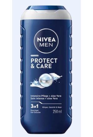 Actual product image NIVEA MEN Protect & Care shower gel (250 ml)