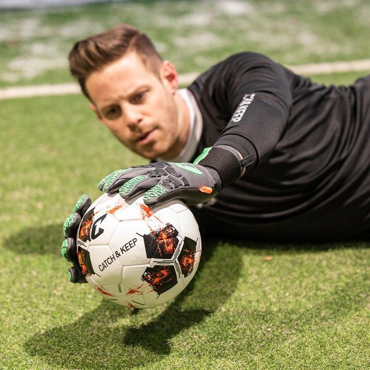 Produktbild Catch & Keep Fussballhandschuhe Fly Mint Soul Gr. 12 Mintgrün Torwart Keeper Goalie Handschuhe (12)