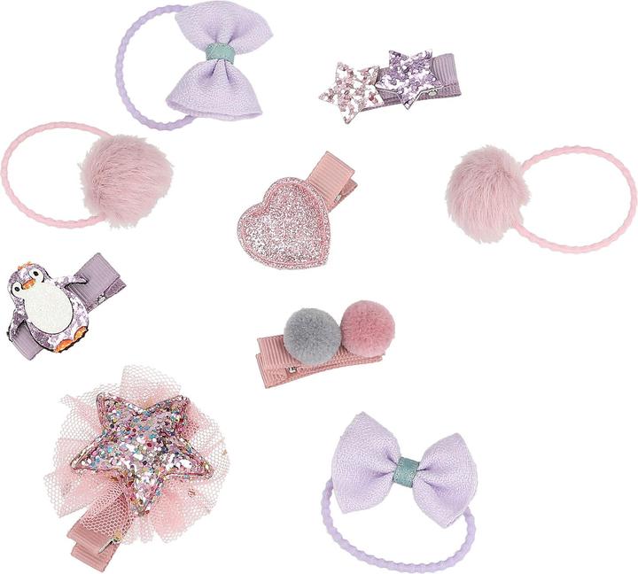 Immagine prodotto Princess Mimi - Hair Accessories - Powdery Pinks and Purples (Set)