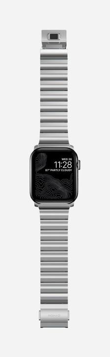Actual product image Nomad Strap Stainless Steel silver V2 42/44 mm (44 mm, 42 mm, Stainless steel)
