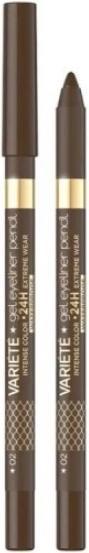 Productafbeelding Eveline Variete Gel Waterproof Eyeliner 02 Bruin 9G (02 Bruin 9G)