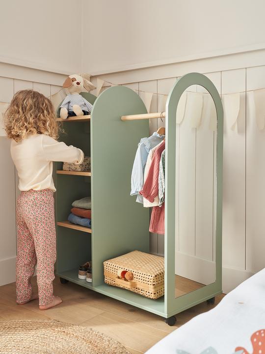 Produktbild Vertbaudet Kinderzimmer Kleiderständer mit Spiegel REGENBOGEN (80.50 cm)