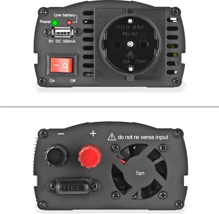 Produktbild Dema Spannungswandler 12/230Volt 300W/600W USB