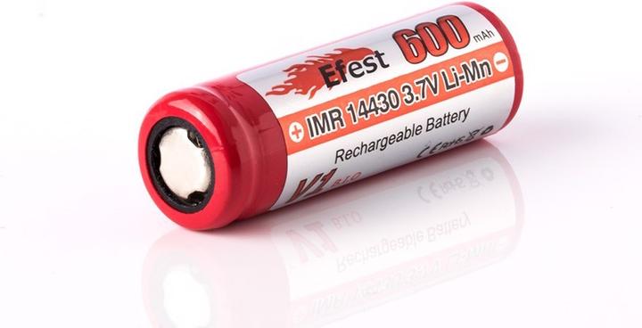 Produktbild Efest Akku IMR 14430 (Pluspol flach) (1 Stk., 14430, 600 mAh)