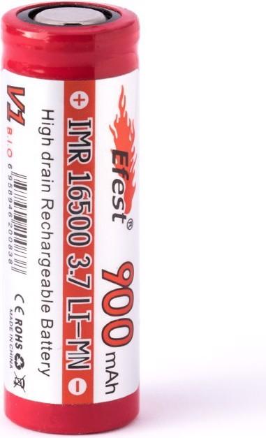 Actual product image Efest Akku IMR 16500 Pluspol flach (1 pcs., 16500, 900 mAh)