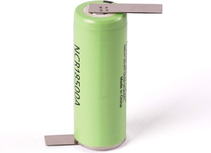 Actual product image Panasonic Akku NCR18500A (Lötfahne Z) (18500, 2040 mAh)
