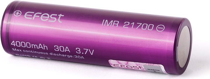 Actual product image Efest Battery IMR21700, 30A (1 pcs., 21700, 4000 mAh)