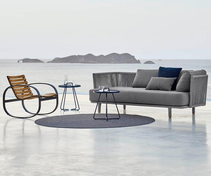 Produktbild Cane-line Moments 3er-Sofa, mit Kissen