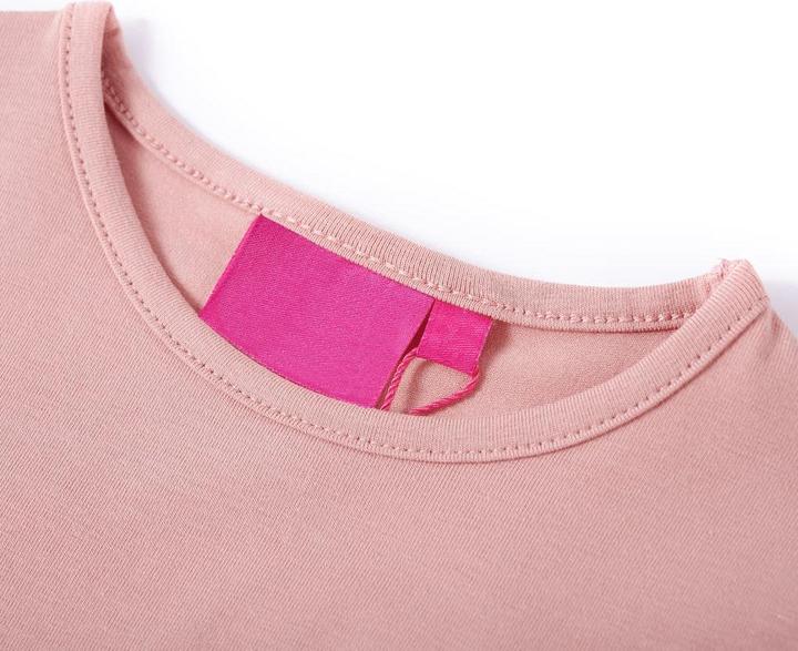 Immagine prodotto VidaXL Camicia a maniche lunghe per bambini rosa chiaro 92,Materiale: 95% cotone. 5 (92)