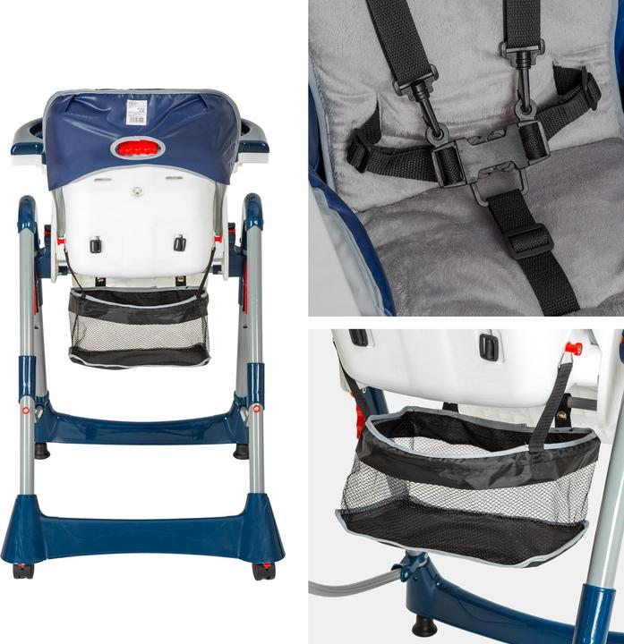 Actual product image tectake High chair with wheels