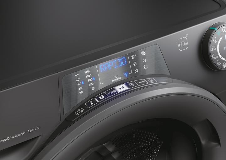 Image du produit Candy RP4 476BWMRR/1-S Lave-linge, A, chargement frontal, profondeur 45 cm, 7 kg, Anthracite (7 kg, Gauche, Prise UE)