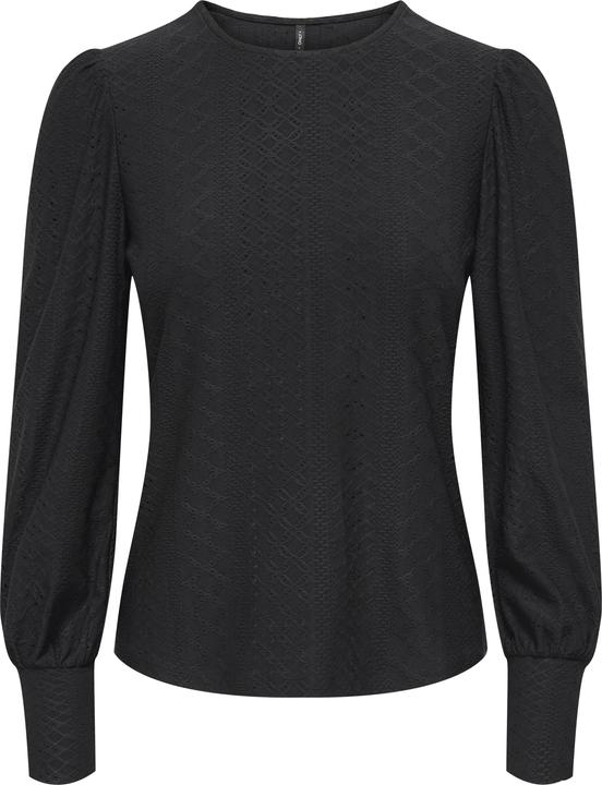 Only Normal geschnitten Rundhals Elastische Bündchen Puffärmel Top Top (M)