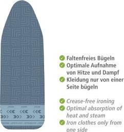 Actual product image Wenko Ironing board cover Air Comfort XL/Universal grey, blue