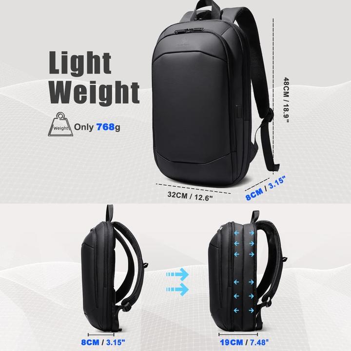 Image du produit Heroic Knight Laptop-Reiserucksack 17 Zoll mit USB-Anschluss