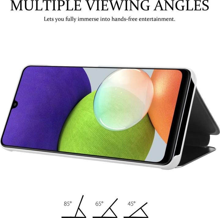 Immagine prodotto Cadorabo Copertina del libro dello specchietto retrovisore intelligente (Samsung Galaxy M22, Samsung Galaxy A22, Samsung Galaxy A32)