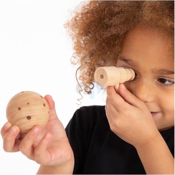 Produktbild TickiT Set mit 10 Weltraum Figuren und Objekten aus Holz