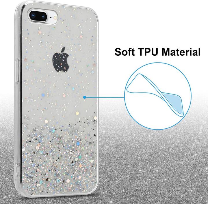 Actual product image Cadorabo TPU cover sparkling glitter (Apple iPhone 7 Plus, Apple iPhone 7s Plus)
