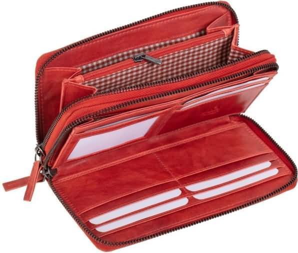 Actual product image Mika Ladies' wallet red/red