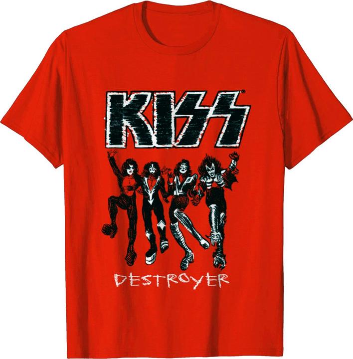 Immagine prodotto KISS Maglietta unisex adulto Destroyer Sketch in cotone (M)