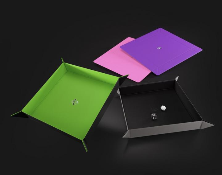 Produktbild Gamegenic GGS60049 - Magnetic Dice Tray Square Black&Pink