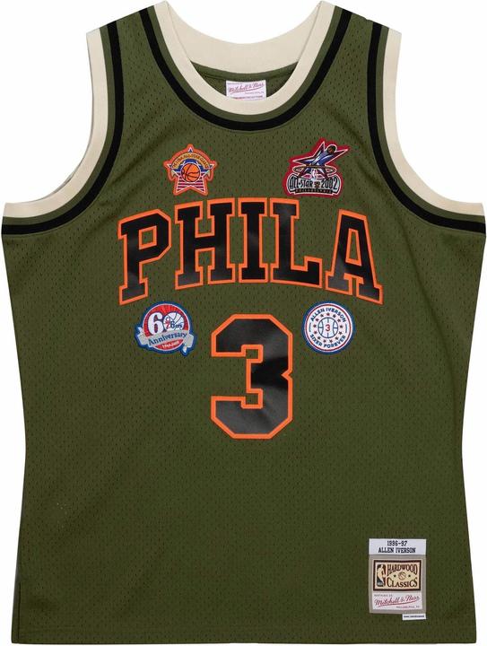 Produktbild Mitchell & Ness NBA Philadelphia 76ers Flight Swingman Allen Iverson Trikot Herren (L)
