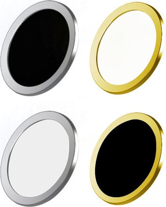 Actual product image Hermex Apple iPhone 6S Home Button Touch ID Protective Button gold black
