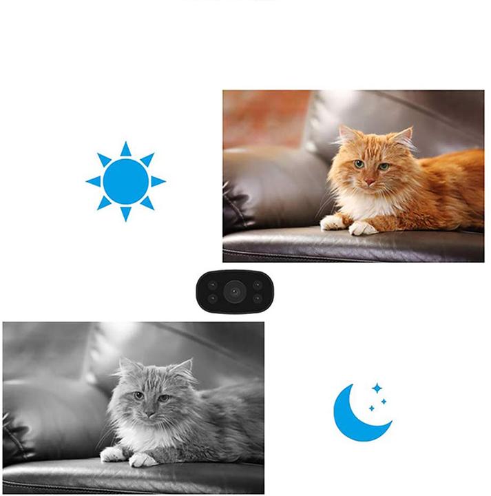 Actual product image Werkstein Mini WiFi IP Kamera FullHD 1080p, Nachtsicht, Micro SD, iOS/Android (1920 x 1080 Pixels)