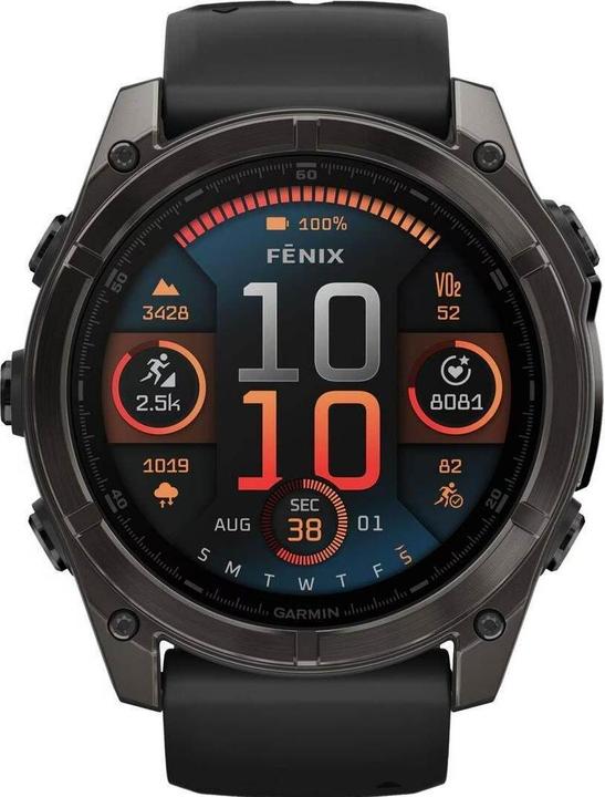 Actual product image Garmin Fenix 8 AMOLED Sapphire Titan (51 mm)