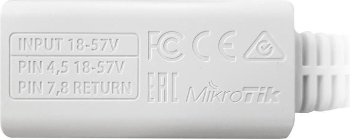 Immagine prodotto MikroTik Iniettore PoE passivo Gigabit (30 W)