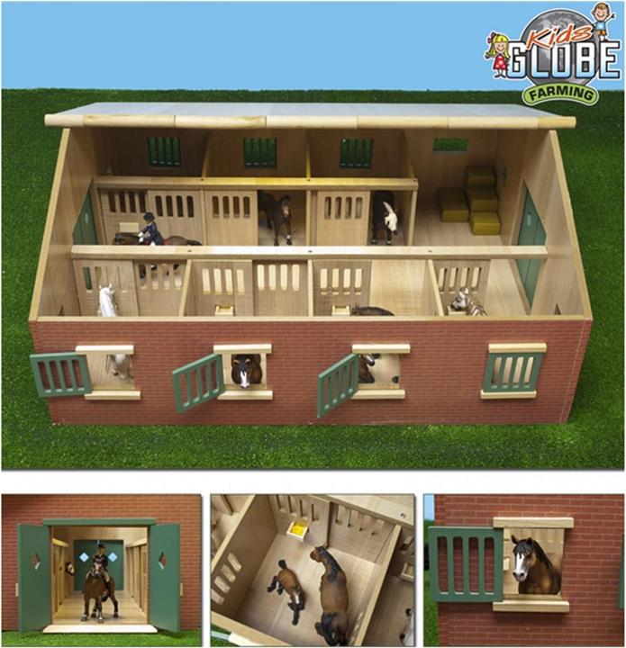 Actual product image Sombo Stable with 7 horse boxes