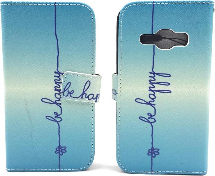 Produktbild König Design Schutz Handy Hülle für Samsung Galaxy J1 (2016) Case Cover Tasche Wallet Etui (Samsung Galaxy J1 (2016))